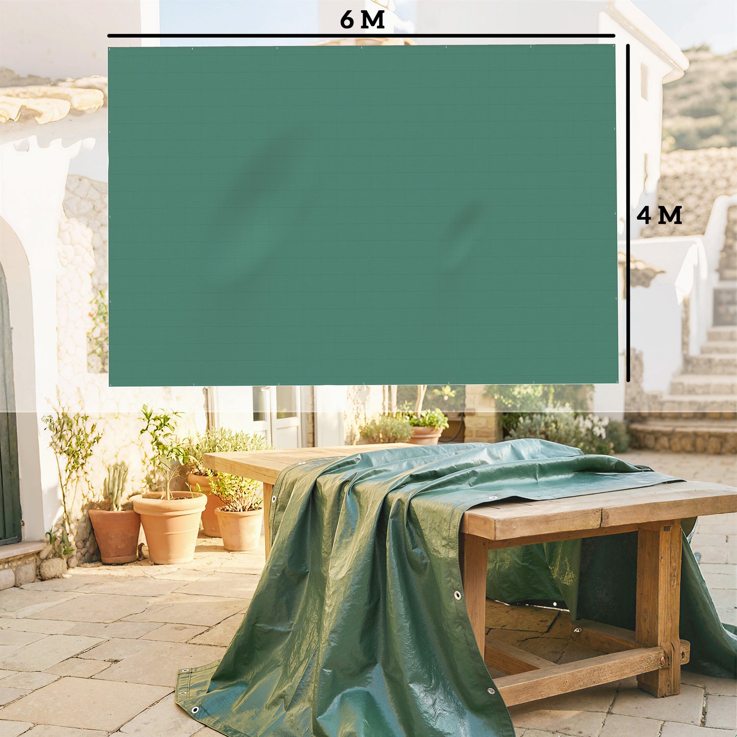Outsunny Lona Impermeable Exterior 4x6 M_2