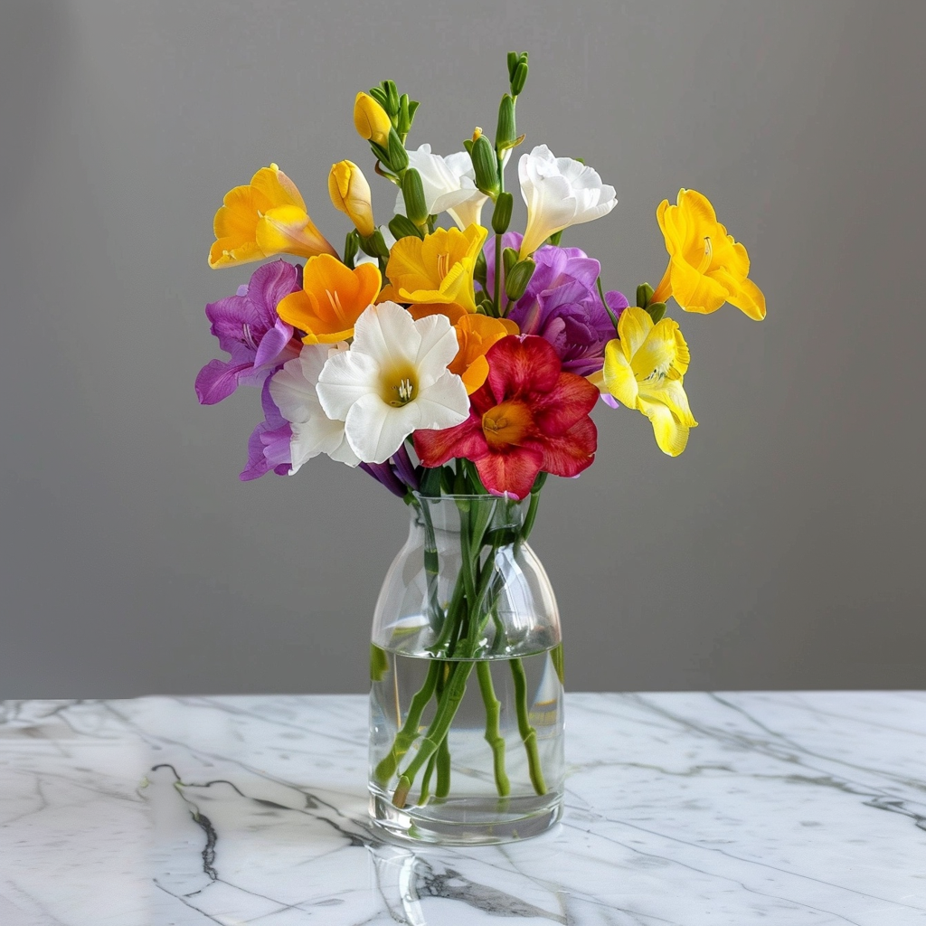 Fresia - 100 Pzs - Freesia Mix - Bulbos De Flores_4