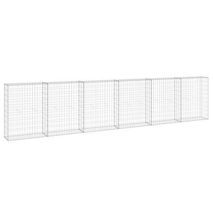 Muro De Gaviones Con Cubiertas Acero Galvanizado 300x30x100 Cm / Vetonek_2