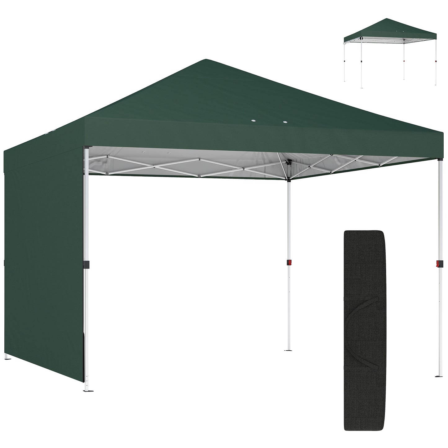 Outsunny Carpa Plegable 3x3 M_0