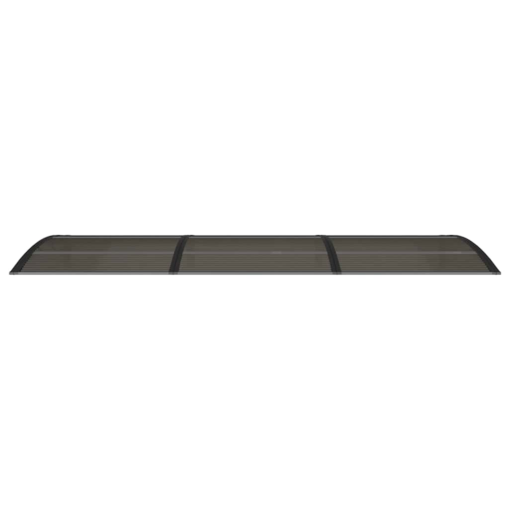 Marquesina De Puerta Policarbonato Negro 300x100 Cm_3