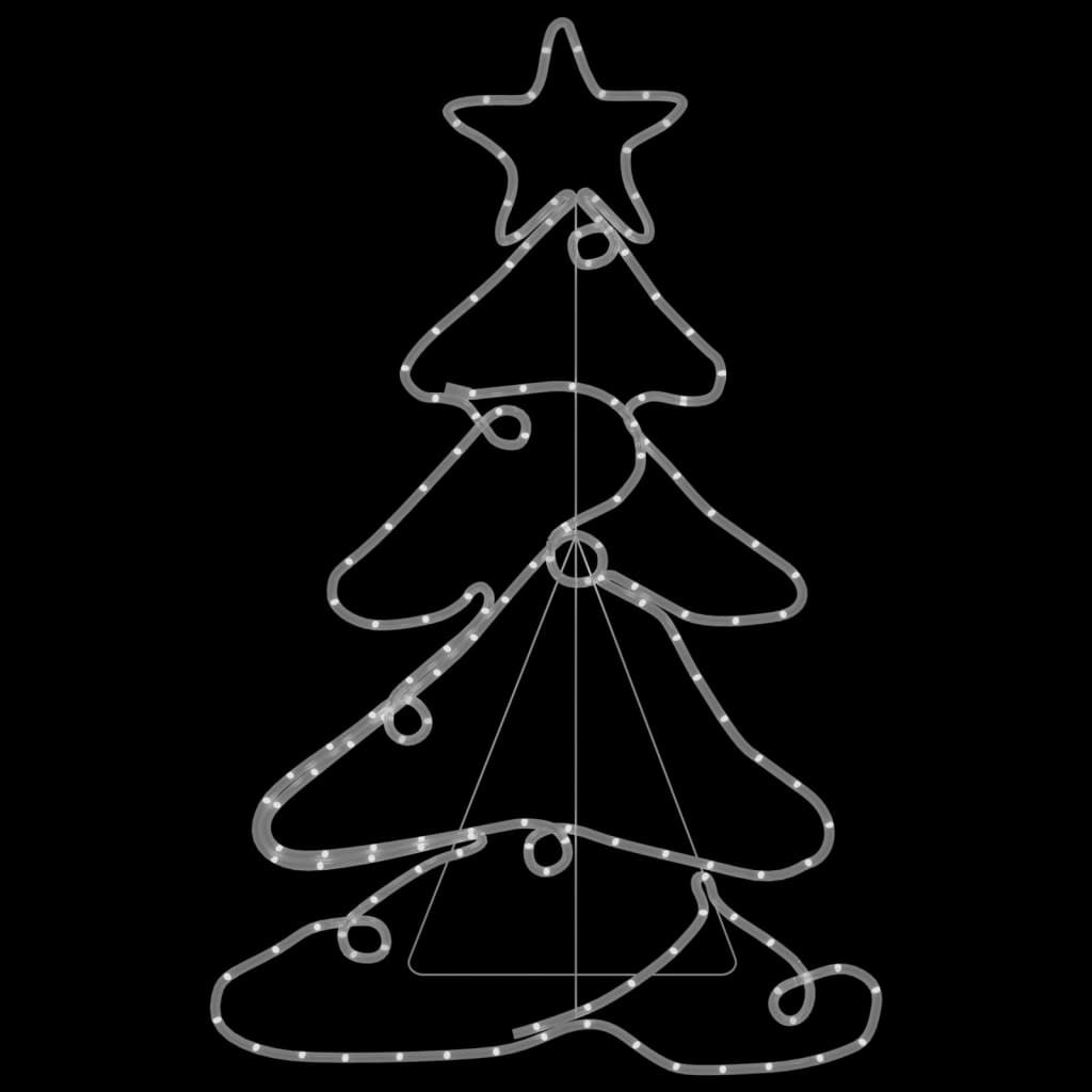 Vidaxl Figura De Árbol De Navidad Con 144 Led 88x56 Cm_3