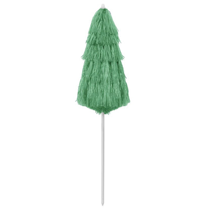 Vidaxl Sombrilla De Playa Hawaii Verde 180 Cm_1
