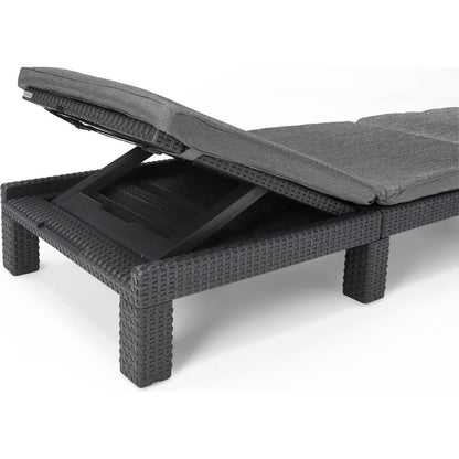 TUMBONA DAYTONA DELUXE 195 x 65 x 25 cm - Varios colores Marrón