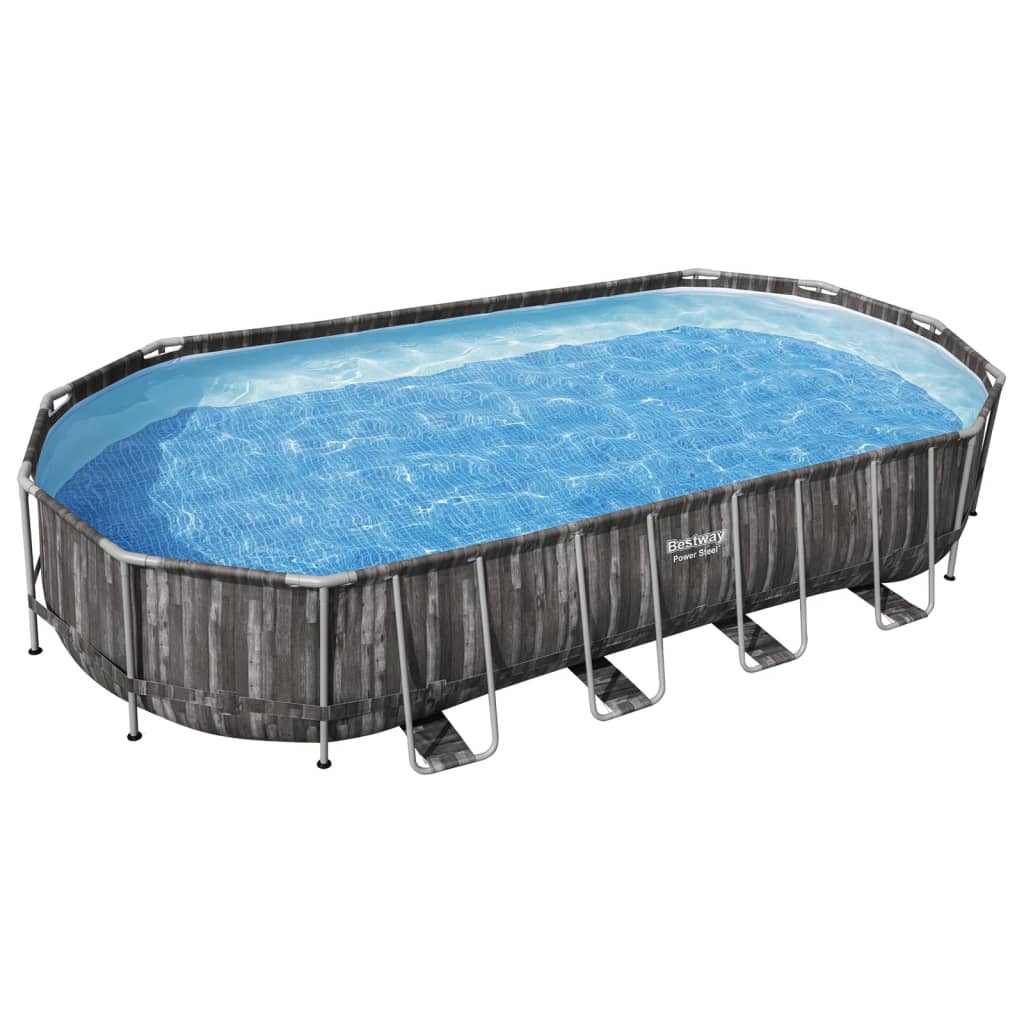 Bestway Conjunto De Piscina Ovalada 7,32x3,66x1,22 Cm_4