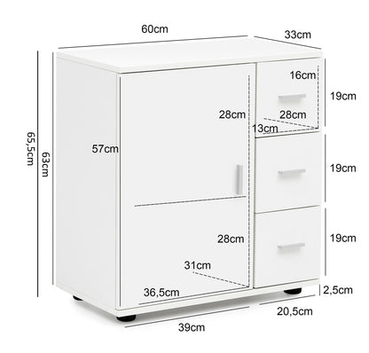 Mueble De Baño Simple Y Elegante Modelo Wl5.877_3