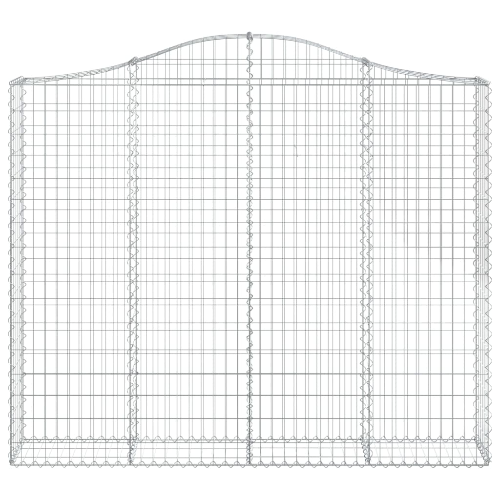 Cestas Gaviones 3 Uds Forma De Arco Hierro 200x30x160/180 Cm_3