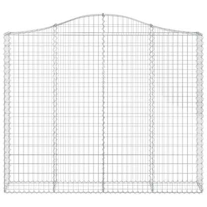 Cestas Gaviones 2 Uds Forma De Arco Hierro 200x30x160/180 Cm_3