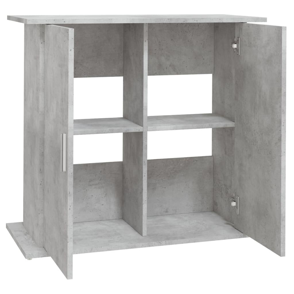Vidaxl Soporte Para Acuario De Hormigón Gris 81x36x73 Cm De Madera Sintética_5