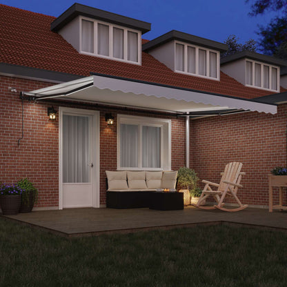 Toldo Retráctil Blanco 450 X 350 Cm Poliéster_2