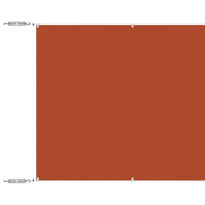 Vidaxl Toldo Vertical Terracota Tela Oxford 140x800 Cm_0