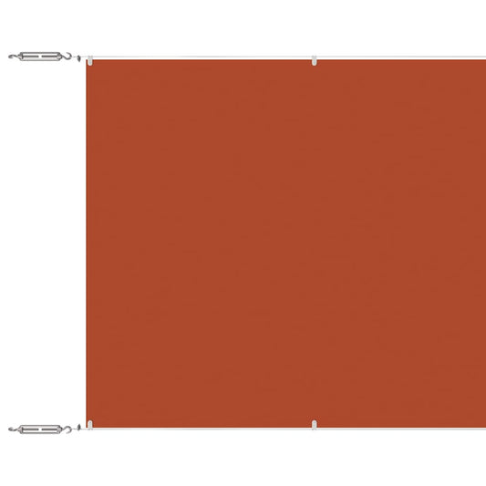 Vidaxl Toldo Vertical Terracota Tela Oxford 140x800 Cm_0
