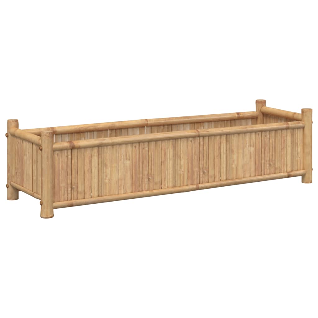 Jardinera De Bambú 100x30x25 Cm_5