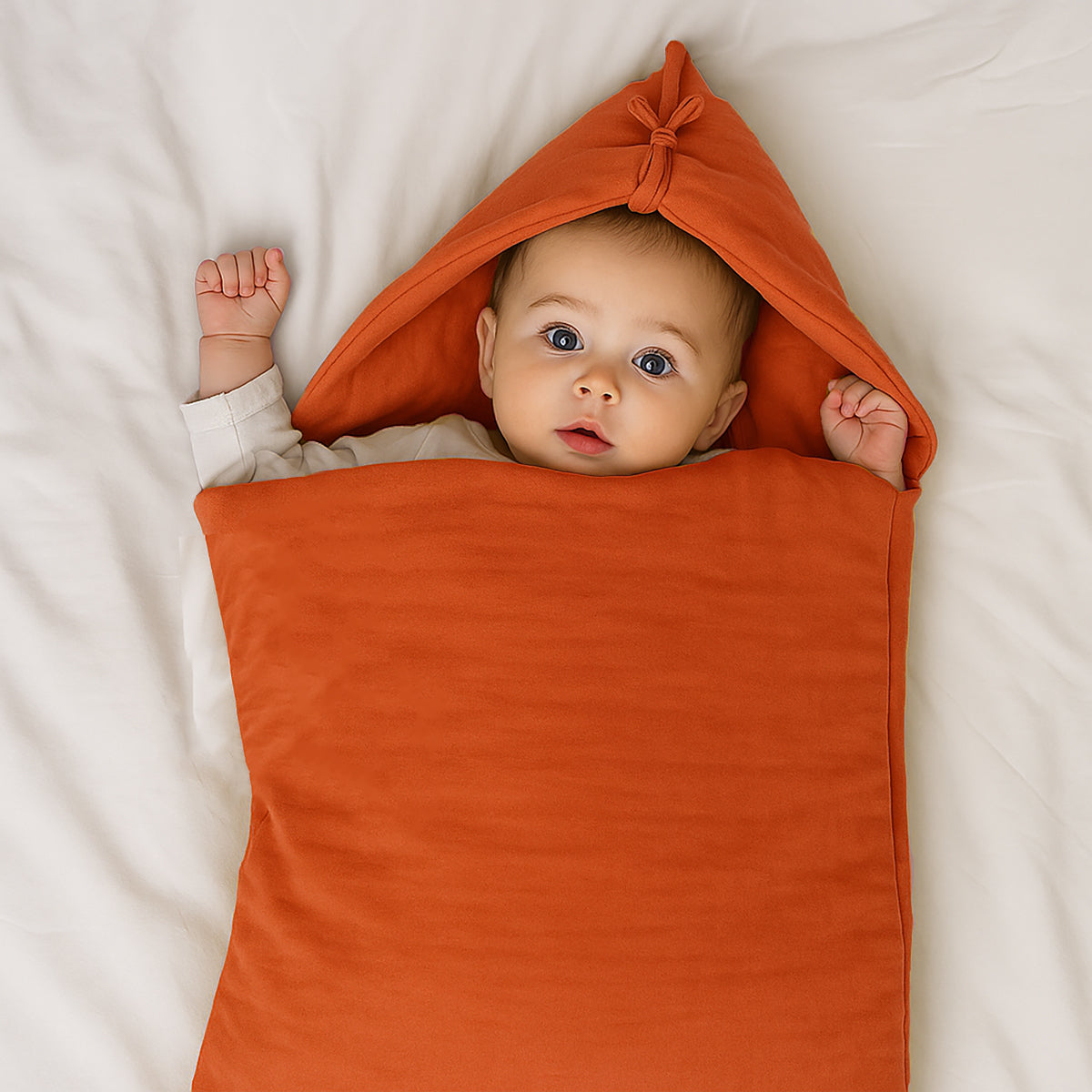 Nido De Bebé  En Algodón Bio Fresa