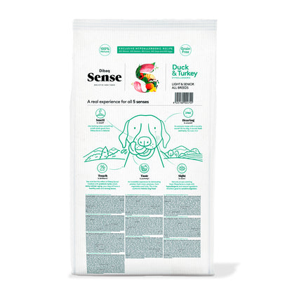 Dibaq Sense Grain Free Pato Y Pavo Light Or Senior 2 Kg_1