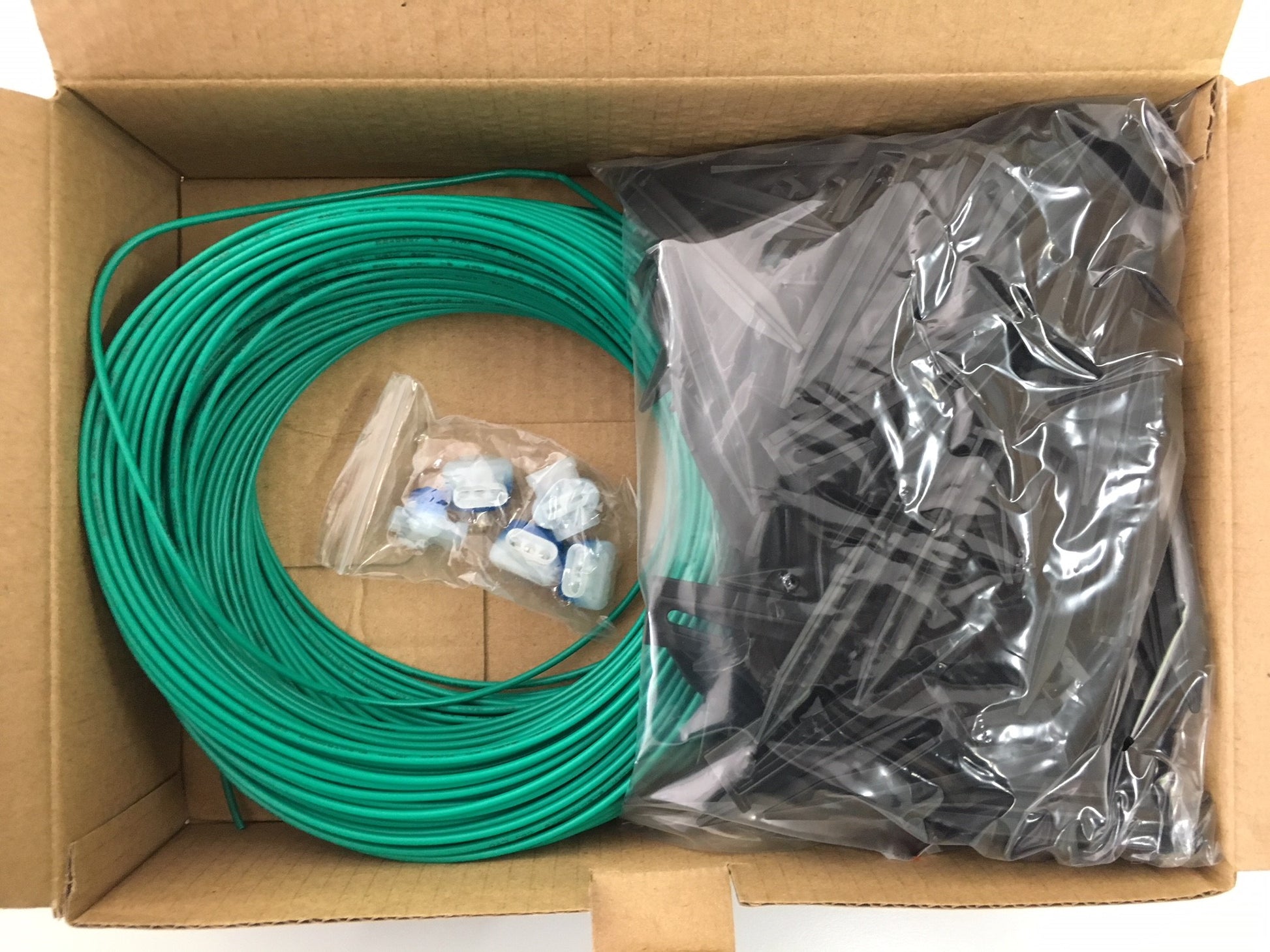 Juego De Extension De Cable Delimitador: Cable De 100 M En Espiral, 5 Conectores De Cable Delimitador, 125 Clavijas_2