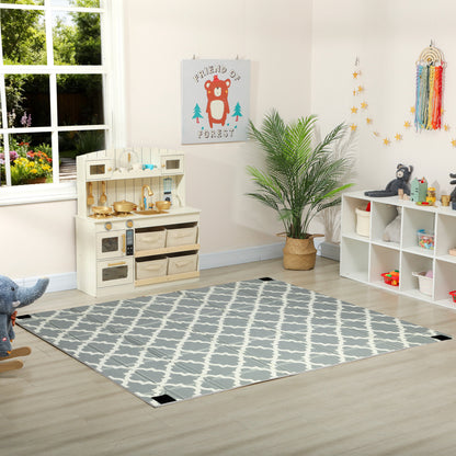 Aiyaplay Alfombra Bebé Acolchada Plegable Reversible Laterales Abatibles_1