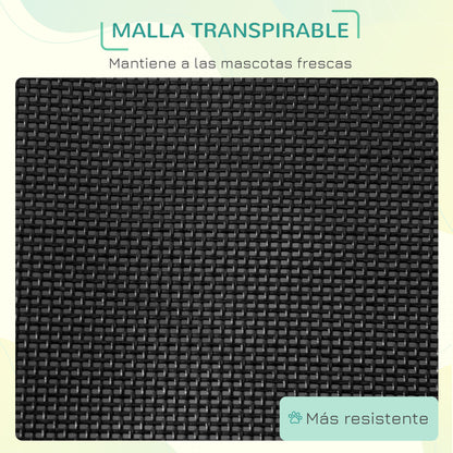 Pawhut Cama Elevada Para Perros Plegable Con Malla Transpirable 92x56,5x19,5cm_5