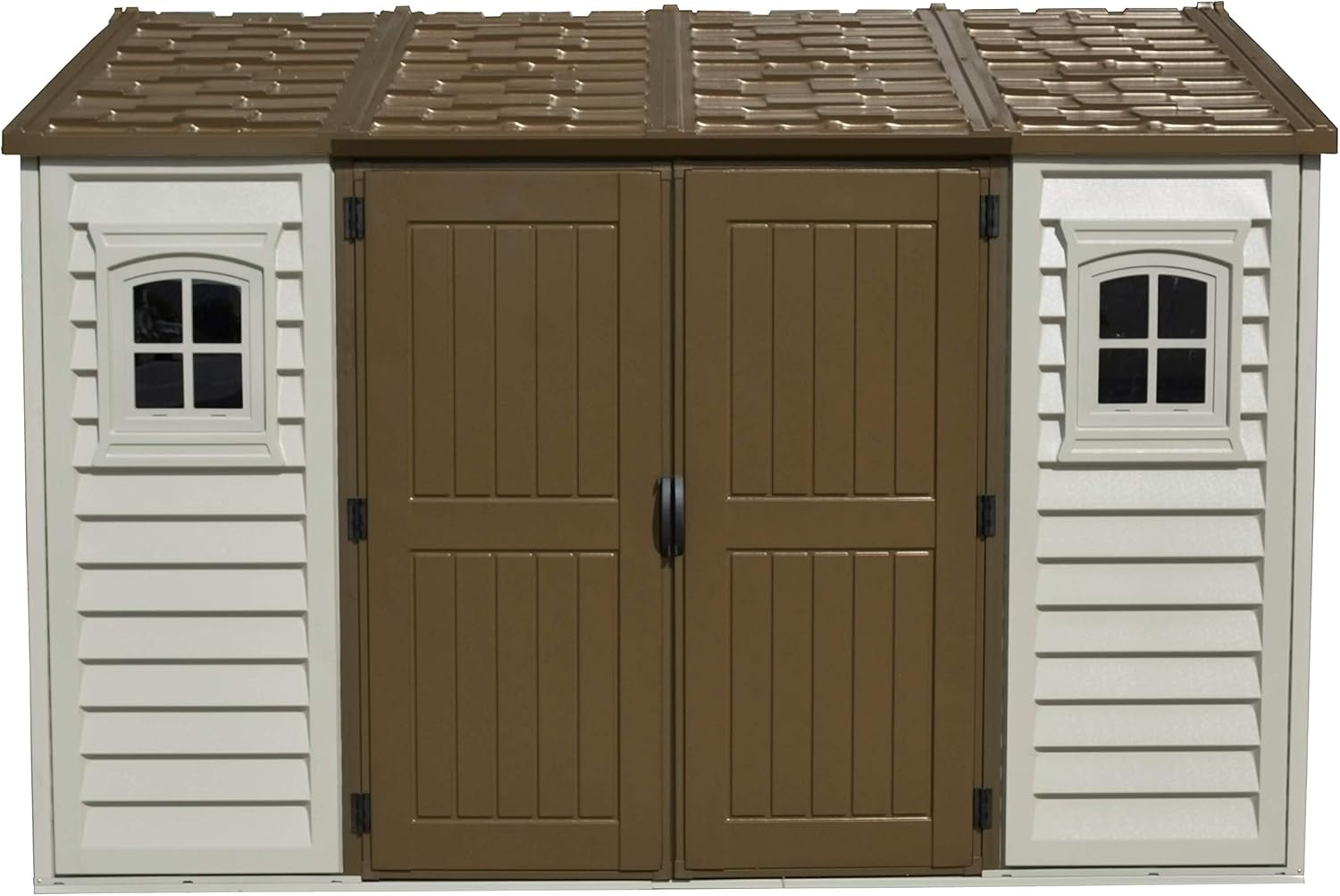 Caseta apex 10,5x8 De Pvc - Marfil + Marrón - 326,2x249,3x234,4 Cm_1