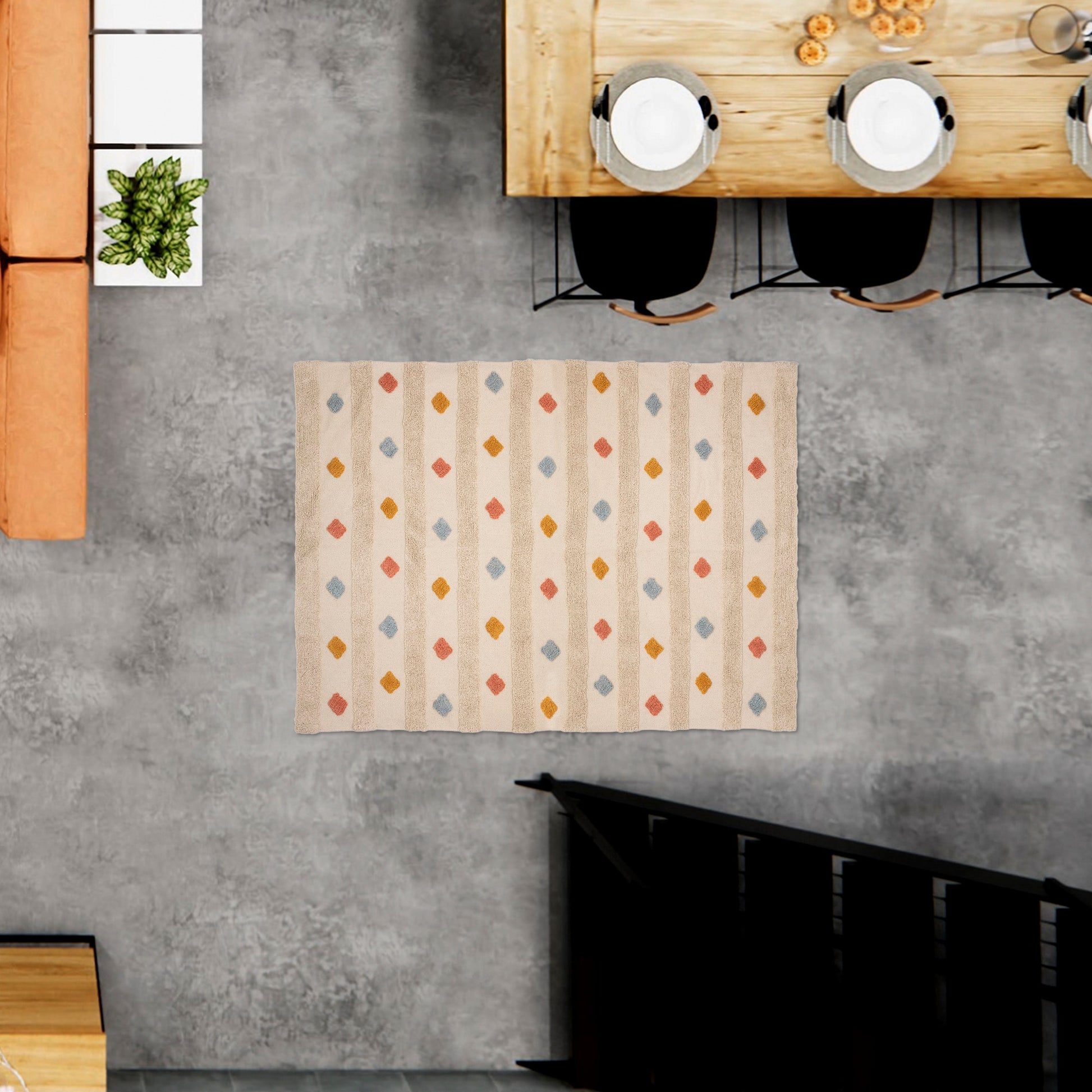 Well Home - Alfombra harlequin Multicolor_2