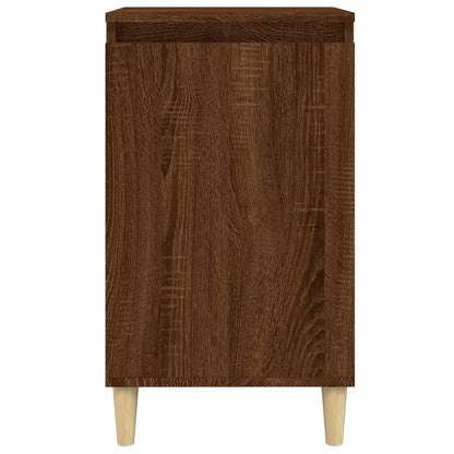 Mesitas De Noche 2 Uds Madera Color Roble Marrón 40x35x70 Cm_3