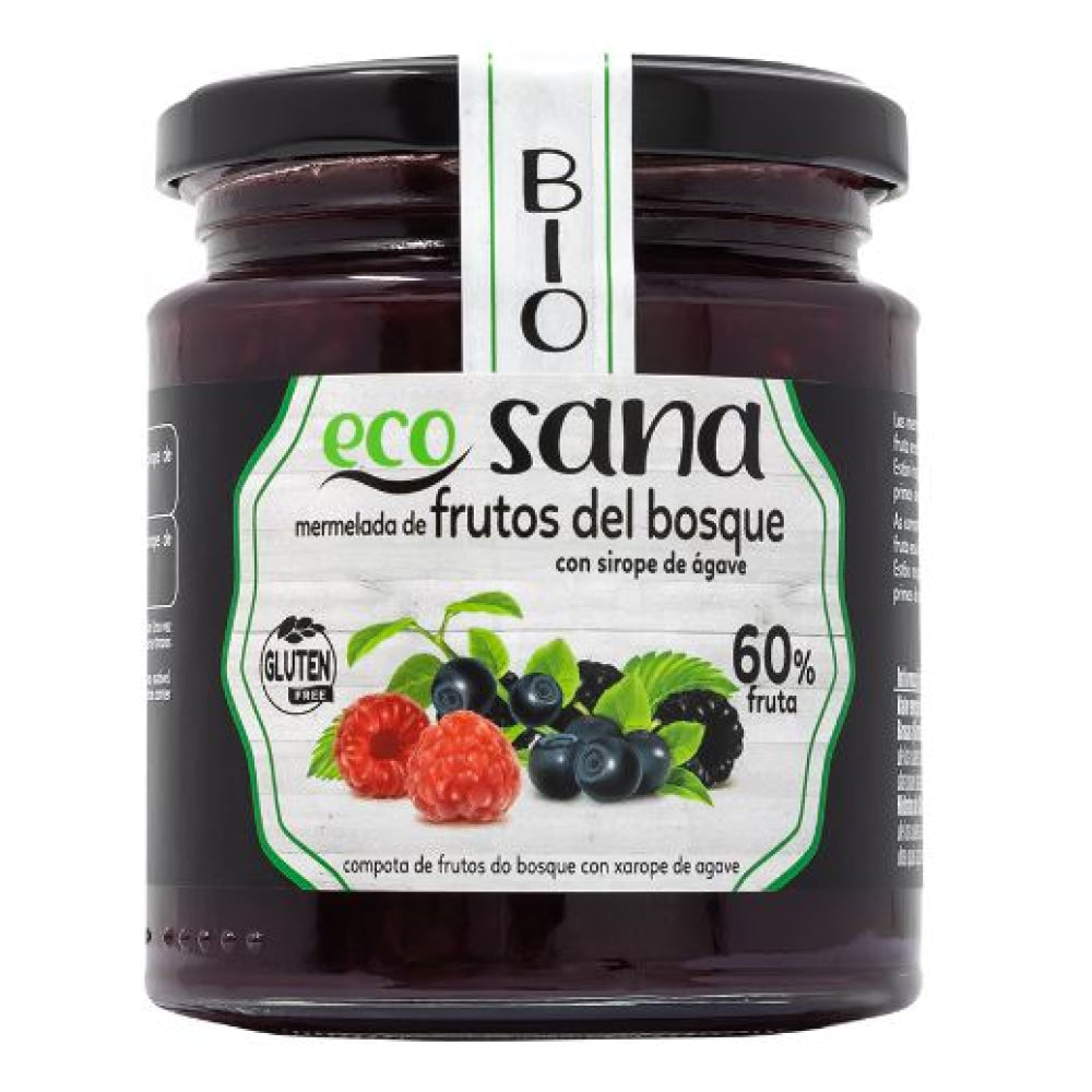 Mermelada De Frutos Del Bosque Con Sirope De Ágave Bio 260 Gr