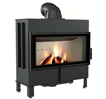 Bricosol Chimenea De Leña De Acero Kratki Lucy 16 Kw Ø 200_0