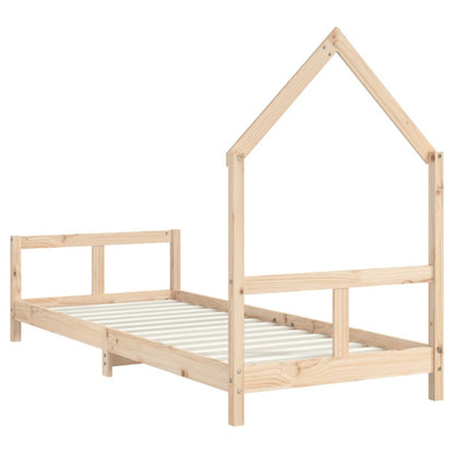 Vidaxl Estructura De Cama Para Niños Madera Maciza De Pino 80x200 Cm_5