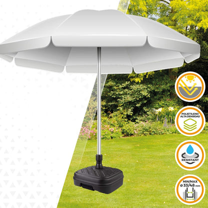 Base Para Sombrilla Cuadrada Antracita Ø33-48 Mm Aktive_1