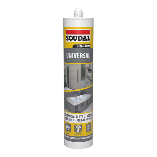 Silicona Soudal 115926 Universal Negro 280 Ml / Vetonek_0