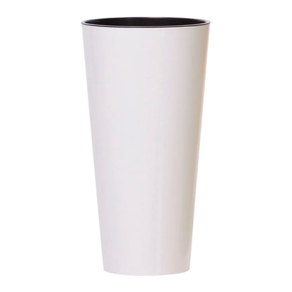 Maceta Tubus Slim 15,5l., Dimensiones (mm) 250x250x476, Color Blanco_0