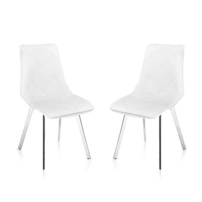 Pack 2 Sillas De Comedor Diamond Símil Piel_1