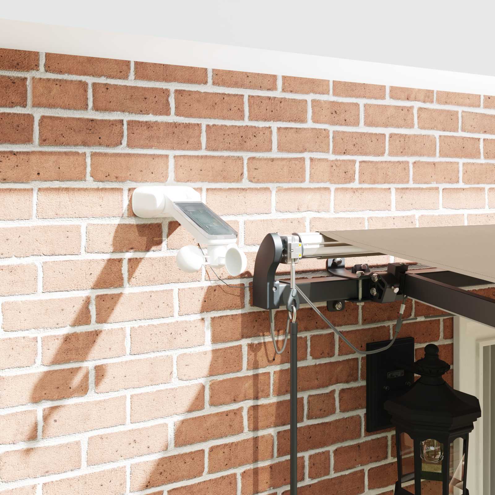Toldo Retráctil Beige 400 X 300 Cm Poliéster_3