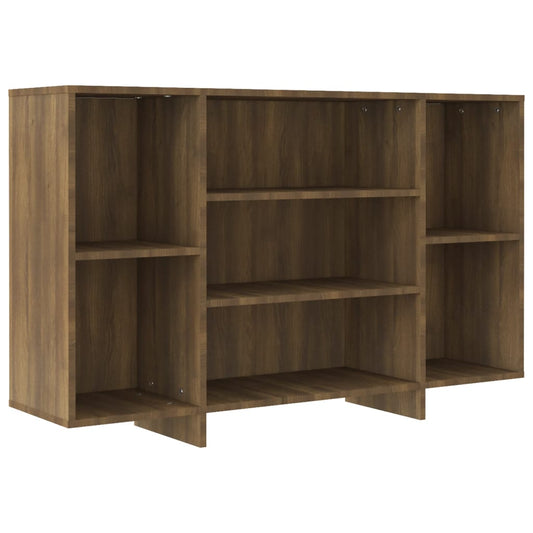 Aparador De Madera De Ingeniería Marrón Roble 120x30x75 Cm / Vetonek_0