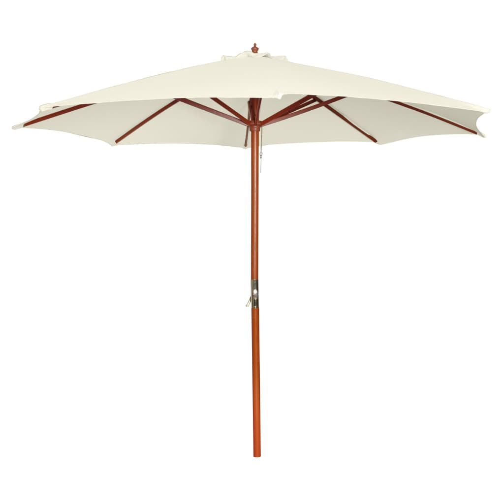 Vidaxl Sombrilla Blanca Arena 300x258 Cm_0