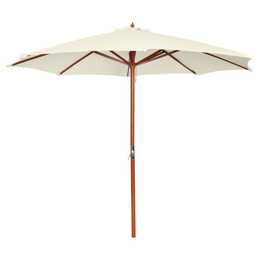 Vidaxl Sombrilla Blanca Arena 300x258 Cm_0
