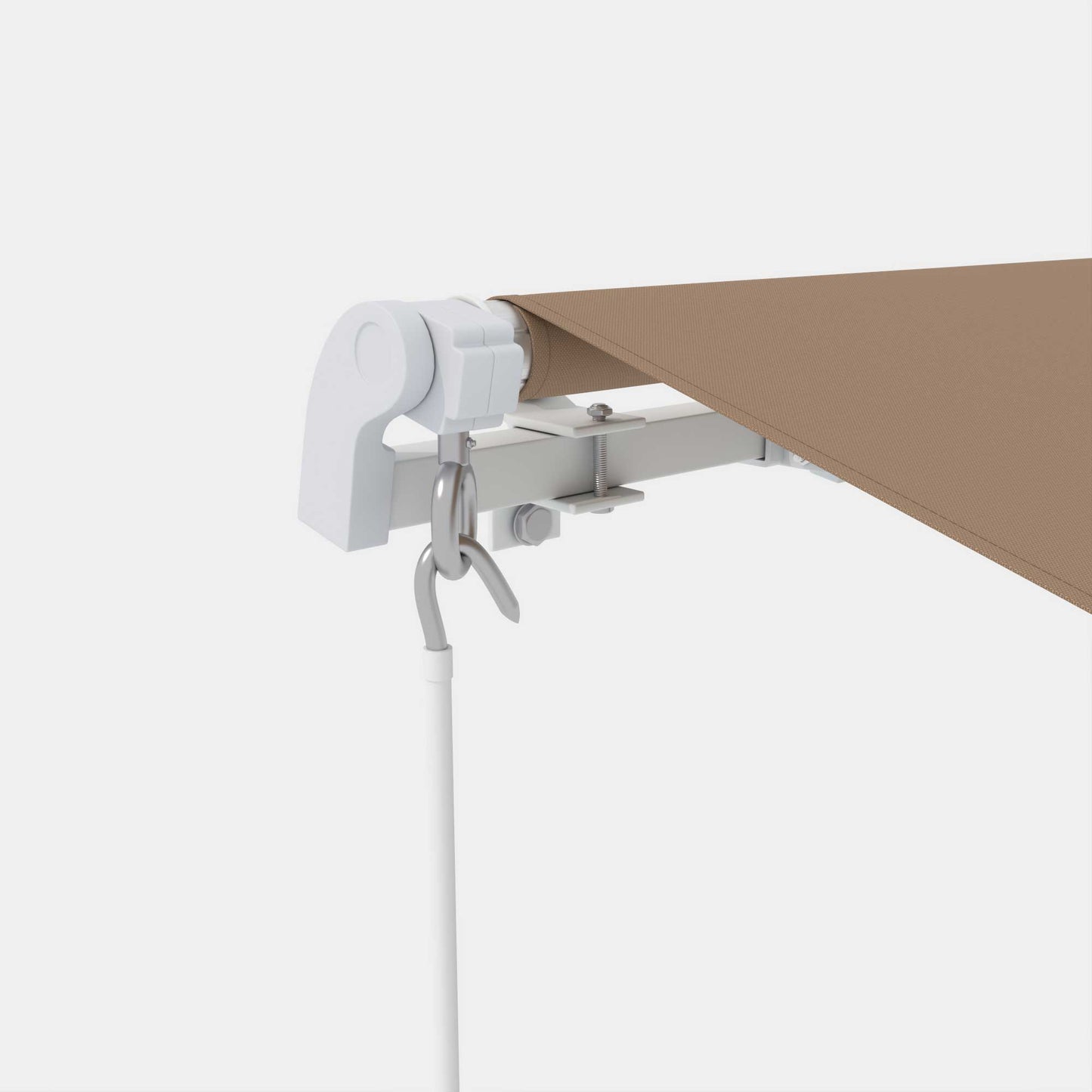 Outsunny Toldo Manual Retráctil 350x250 Cm Con Manivela De Metal Marrón_3