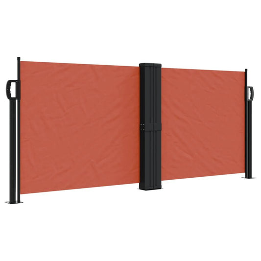 Vidaxl Toldo Lateral Retráctil Terracota 100x1000 Cm_0
