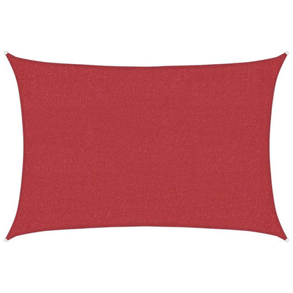 Vidaxl Toldo De Vela Rojo Hdpe 160 G/m² 3x4 M_0