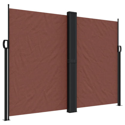 Vidaxl Toldo Lateral Retráctil Marrón 180x1000 Cm_0