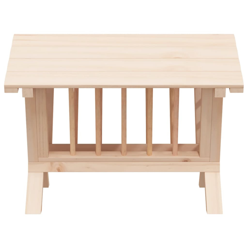 Vidaxl Comedero De Heno Para Conejos Madera Maciza Abeto 44x33x33 Cm_3