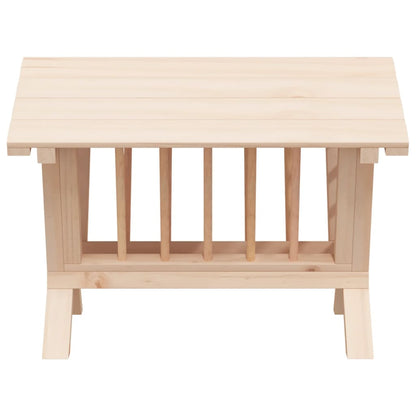 Vidaxl Comedero De Heno Para Conejos Madera Maciza Abeto 44x33x33 Cm_3