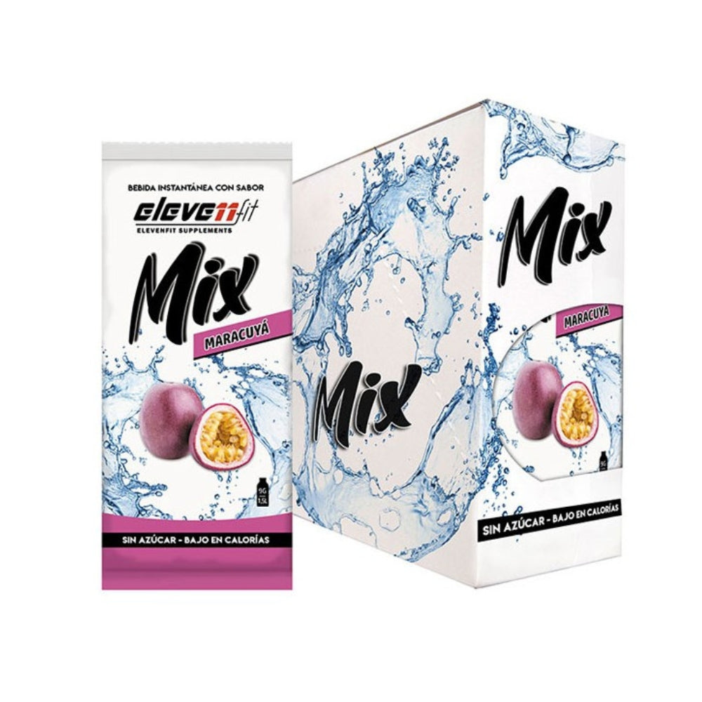 Saborizante Mix Sabor Maracuya 24 Sobres de 9g Eleven Fit_0