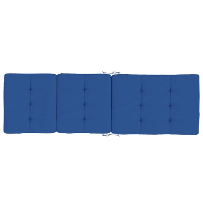Vidaxl Cojines Para Tumbona 2 Uds Tela Oxford Azul Klein_3