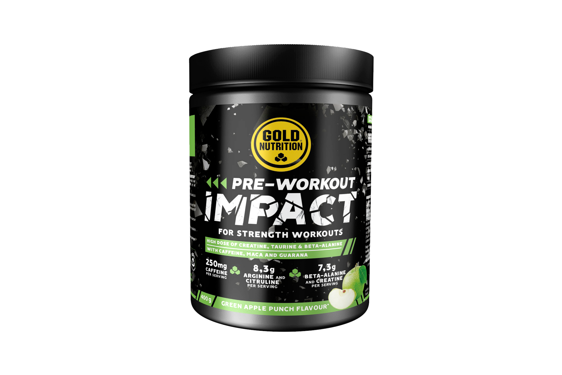 Pre-workout Impact 400 Gr Manzana