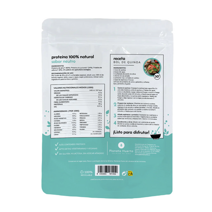 Proteína vegetal ECO neutra 80% Planeta Huerto 500 g