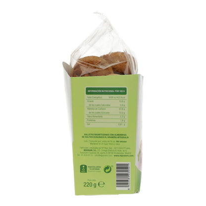 Galletas Artesanas con Almendra Bio El Granero, 220 g