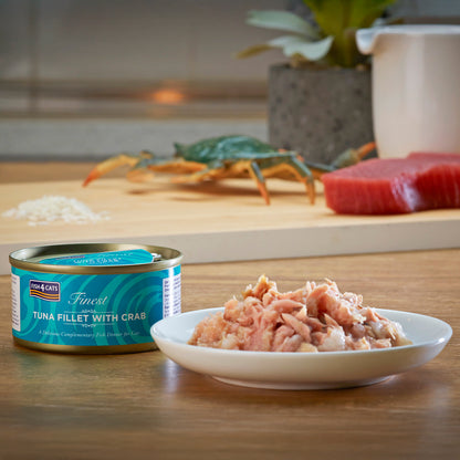 Fish4cats Filete Para Gato – Atún Con Cangrejo 70 G (pack De 10)