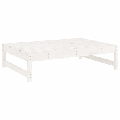 Vidaxl Juego De Muebles De Jardín 6 Piezas Madera Maciza Pino Blanco_3