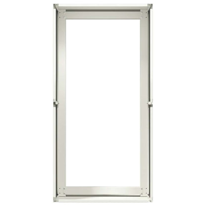 Jardinera De Acero Laminado En Frío Blanco 40x80x40 Cm_4